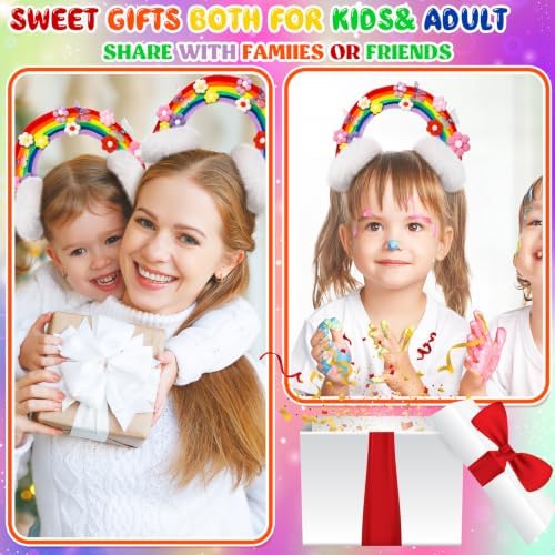 Rainbow Butterfly Flower Hair Clip Kit Crazy Hair Day - Image 5