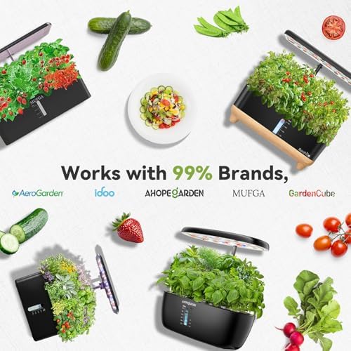 inbloom Fruit Seed Pod Kit for AeroGarden, Ahopegarden, GARDENCUBE, MUFGA, iDoo Hydroponics Growing System, 12-Pods (350+ Seeds Include Strawberry, Tomato, Cucumber, Pea, Ruby Queen Beet) - Image 4