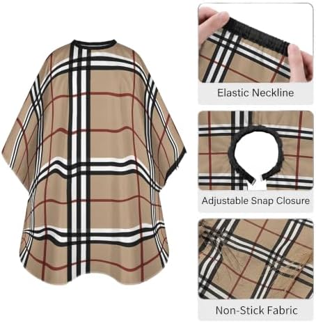 Barber Cape for Men, Professional Hair Cutting Cape for Salon Use - Image 4