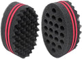 AIR&TREE Magic Barber Sponge Brush for Waves, Dreadlocks, Coils, and Afro Curls - Hair Care Tool with 7 & 16 mm Diameters (1 PCS) by AIRTREE