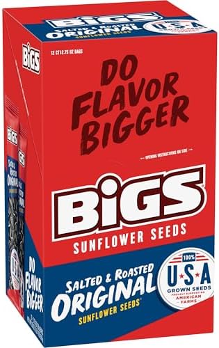 BIGS Sunflower Seeds, Salted & Roasted Original Flavor, 2.75 oz. (12-pk) - Image 2