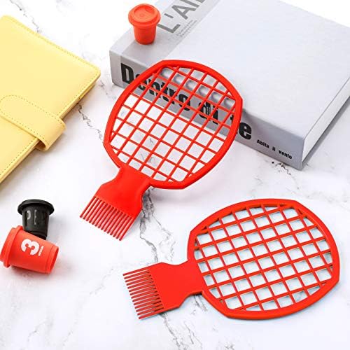 2 Pieces Twist and Curl Brush Tool for Natural Coils, Afro Hair, and Twist Hair (Red) - Image 6