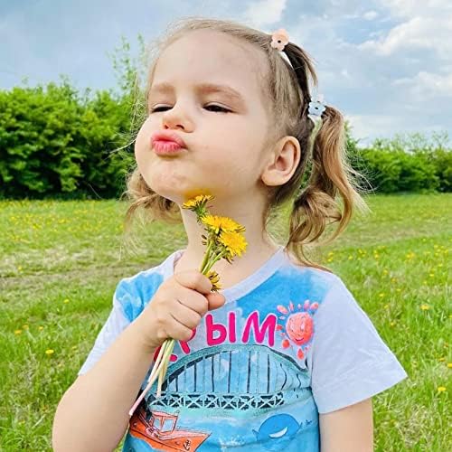 48Pcs Small Hair Claw Clips, Mini Hair Clips No-Slip Grip Jaw Clips Mix Colored Flower Hair Accessories for Women Girls - Image 6