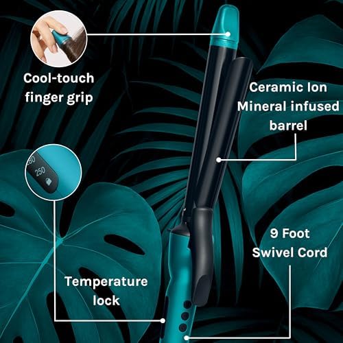 Bio Ionic Long Barrel Curling Iron, Moisture Heat Technology & NanoIonic MX - Image 3