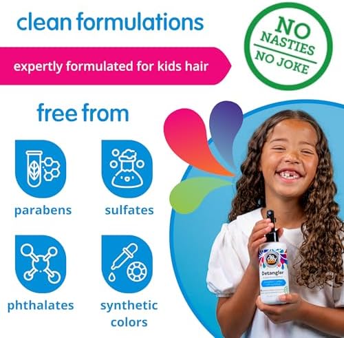 SO COZY Detangler Leave-In Conditioner Spray For Kids Hair, Fruity-Tutti, 8 Fl Oz (Pack of 12) - Image 5