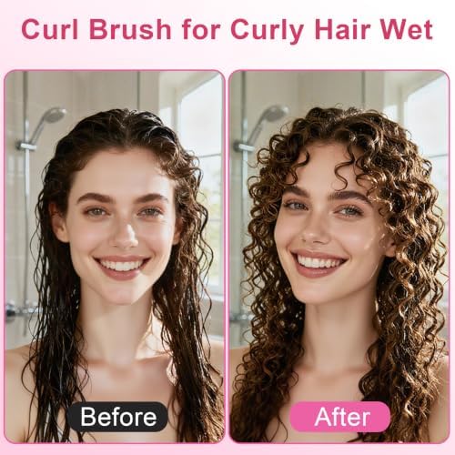 Curly Hair Brush, Curl Brush For Wet & Dry Hair,Curl Defining For Women&Men - Image 5