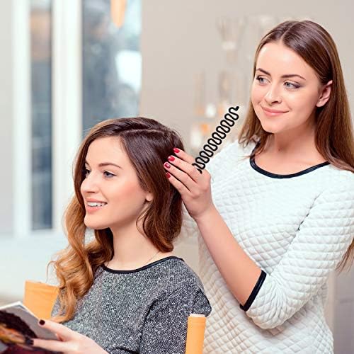 WILLBOND 14 Pieces Hair Braiding Tool Hair Styling Accessories Kit with Mini Rubber Bands for French Hair Fishbone Braid Tool and DIY Hairstyle Favors for Girls Women - Image 5