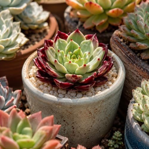 Echeveria 'Midnight Beauty' Bare Root Succulent Live Plant for Collectors - Image 6