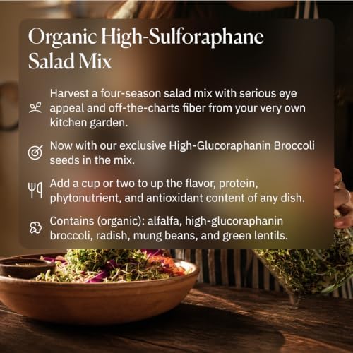 Jar Sprouting Kit with 8oz Salad Mix Sprout Seeds - Image 6