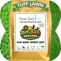 Ruff and Tuff Mow Less Fescue Grass Seed, 2 lbs, Low Maintenance, Family Friendly, Drought Tolerant, Covers up to 1000 Sqft by FlawnSeedKits