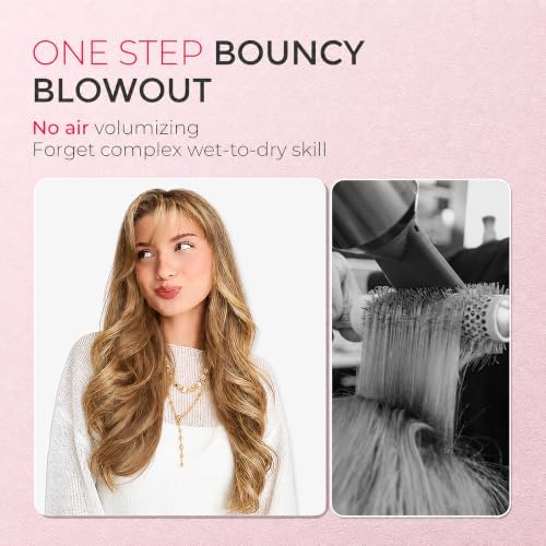 TYMO Thermal Brush Curling Brush, STYLUX 1.5" Heated Round for Blowout Look - Image 2