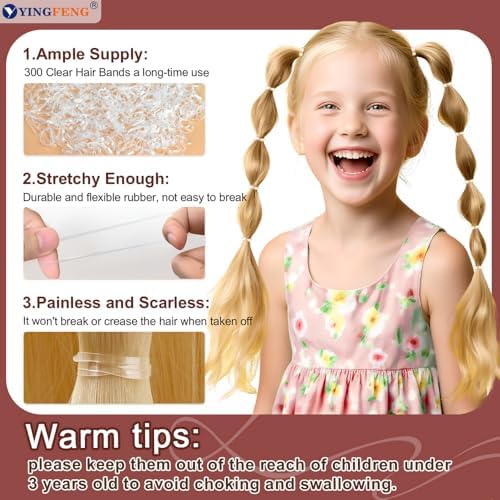 510PCS Brown Bobby Pins Hair Pins Kit with Hair Net, YINGFENG Includes 100 Bobby Pins for Women, 100 U-Shaped Buns Hair Clips, 300 Hair Bands and 10 Brown Hair Nets, Dance competition must haves - Image 6