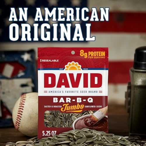 DAVID Jumbo Sunflower Seeds, Bar-B-Q Flavor, 5.25 oz. - Image 6