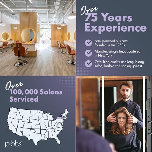Pibbs 1098 Salon Dryer Chair Black Vinyl Universal Hooded Dryer Fit - Image 4