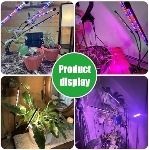 4 Head LED Plant Grow Light, Full Spectrum Grow Lamp for Indoor Plants - Image 7