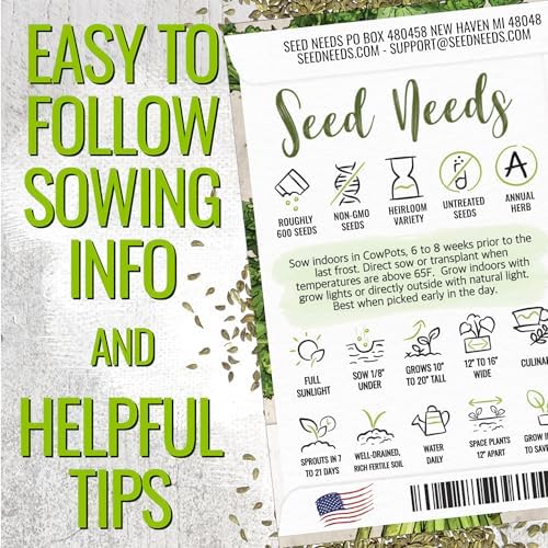 Seed Needs Curly Parsley Seeds to Plant an Herb Garden - 1 Pack - Image 3