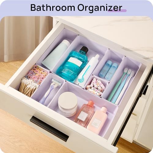 Vtopmart 25 Pack Plastic Drawer Organizers with Anti-slip Rubber Pads - Image 5