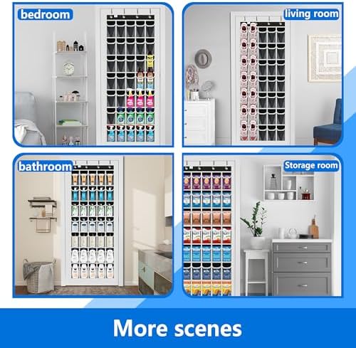 Shoe Rack for Door, Over Door Shoe Organizer for Closet - Image 5