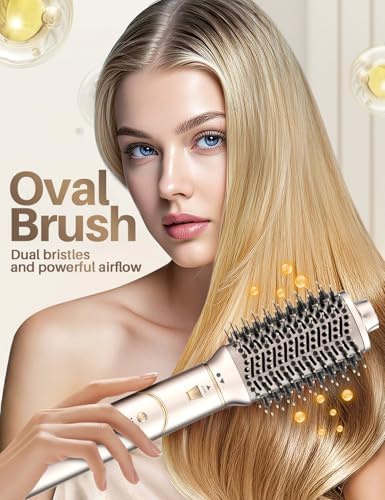 7-in-1 High Speed Hair Dryer & Blow Dryer Brush, Auto Wrap Curls (L/R), Fast Drying, Thermal Round Brush for Smooth Blowouts & Frizz-Free Volume, No Heat Damage - Image 5