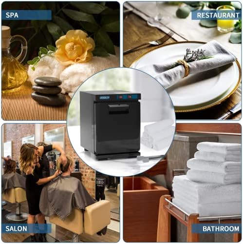 Towel Warmer, JXSDLIY 2-in-1 Professional Hot Towel Heater Cabinet for Spa Salon Home Bathroom, 5L, Black - Image 5