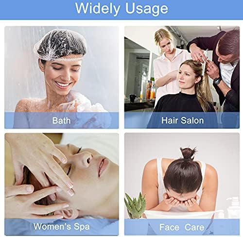 150 PCS Upgrade Disposable Shower Caps. Ceizioes Waterproof Hair Bath Caps. Thickening Shower Cap for Women Kids Girls. Hotel and Hair Salon. Travel Spa. Home Use Beauty Salon - Image 6