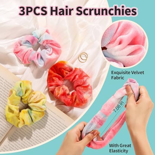 LEOBRO Spa Headband, 6pcs Makeup Headbands & Hair Ties, for Women Girls - Image 3