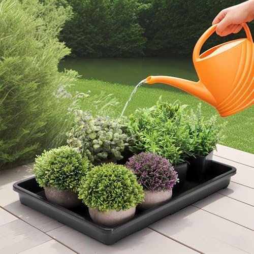 ZAVOOS 6 Pack Nursery Potting Trays with No Drain Holes - Image 4