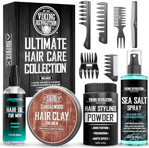 Viking Revolution Ultimate Hair Care Collection for Men - 10 Piece Kit by VikingRevolution