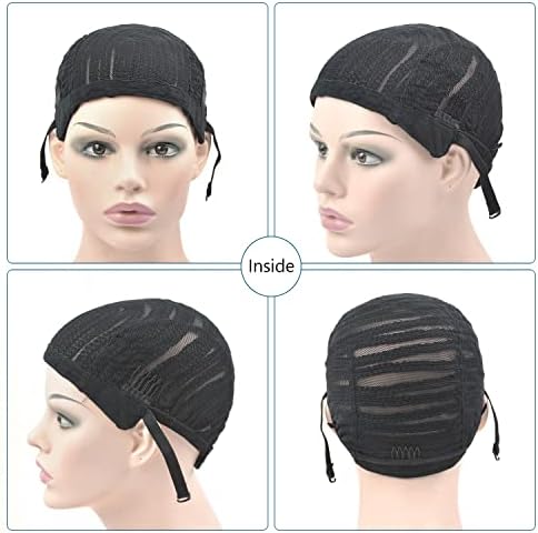 Cornrow Braided Wig Cap for Wig Making, Medium Size - Image 5