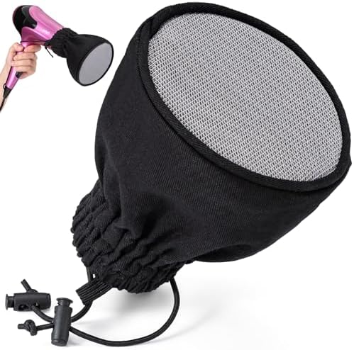 Hair Dryer Diffuser, Universal Difuser Cap for Hair Dryer Attachment by Noverlife