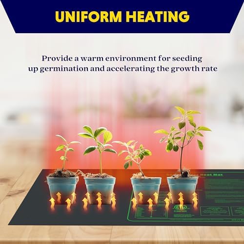iPower Seedling Heat Mat Upgraded Technology, 48" X 20" Waterproof Durable Germination Station Heating Mat, Warm Hydroponic Pad for Indoor Home Gardening Seed Starter - Image 5