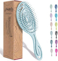 Ninabella Detangler Brush - No Tangle Hair Brush for Women, Fine, Thick and Long Hair - Hairbrush for Wet and Dry Hair, Gentle on the Scalp - Light Blue by Ninabella