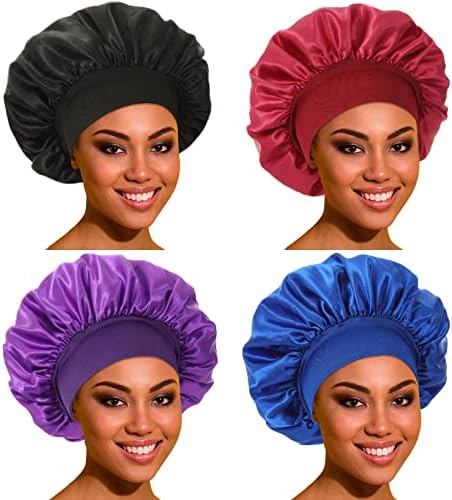 ROYBENS Satin Bonnet Hair Bonnet for Sleeping, Cute Sleep Bonnets for Women by ROYBENS