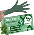 FRAMAR Biodegradable Green Gloves Latex Free Large, Disposable Nitrile by FRAMAR