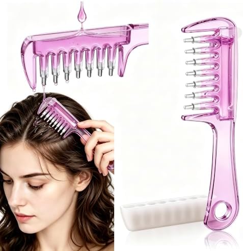Scalp Hair Oil Applicator Comb,Oil Dispensing Hair Brush for Hair Care by YIXIPAZH