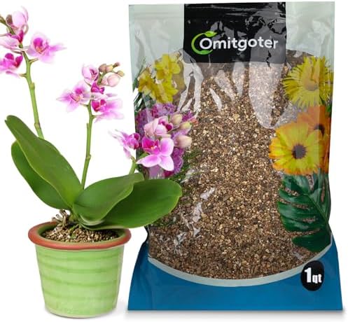 Vermiculite for Gardening 1qt, Horticultural Sand Perfect for Seed Starter or Propagation by Cutting, Soil Addictive for Aeration and Moisture Retention by Omitgoter