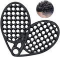 KOUPA Magic Silicone Curly Hair Brush, One Piece Twist Curl Comb for Afro Curls, Washable Hair Tool for Men Women, Black, 2 Pieces by WelcometoKOUPA