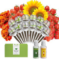 inbloom Vibrant Wildflower & Fruit Mixd Seed Pod Kit for AeroGarden, Ahopegarden Hydroponics Growing System, 12-Pods (350 Seeds+, Include Dwarf Sunflower, Marigold, Red Cherry Tomato, Red Strawberry by inbloomgarden