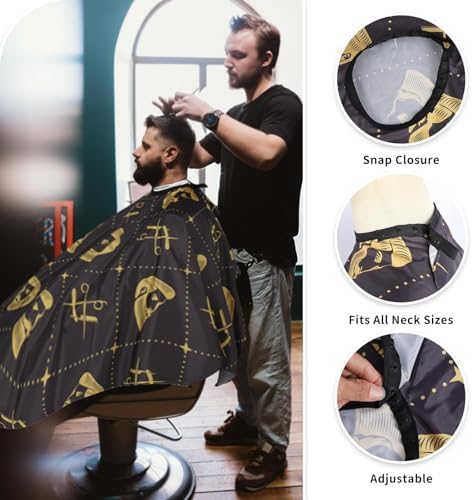 Professional Hair Cutting Cape(2 Pack), Salon Barber Cape with Adjustable Snap Closure - Image 4