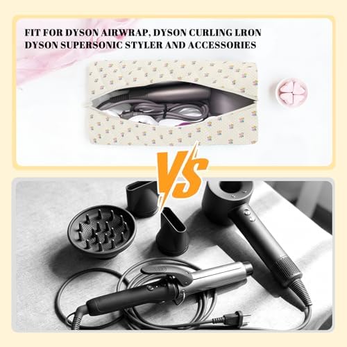 Hair Tools Travel Carrying Bag, Quilted Floral Bag for Shark Flexstyle - Image 2