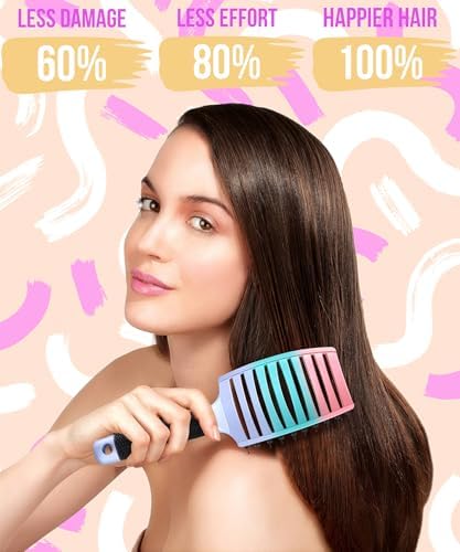 Detangling Brush for Women & Kids, Wet & Dry Hair, All Hair Types - Image 5