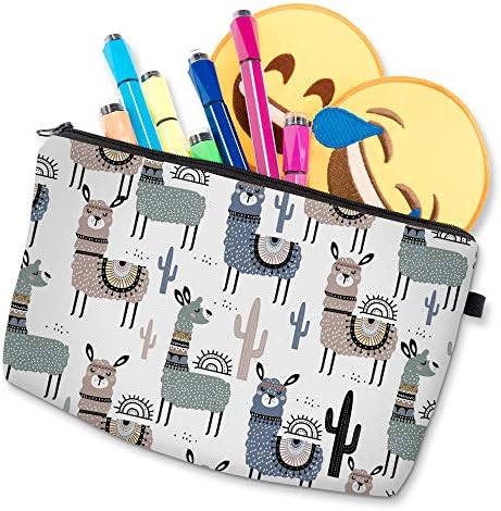 Deanfun Small Makeup Case - Cute and Waterproof Cosmetic Bag for Women(Cactus Camel D5-51444) - Image 6