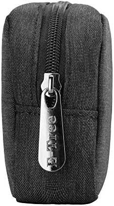 E-Tree Cute Small Pouch, Makeup Cosmetic Bag,Make up Bag for Purse,Toiletry Zipper Pouch,Tech Bag,Electronic Organizer Travel Case,Storage Pouches for Organization Black - Image 6