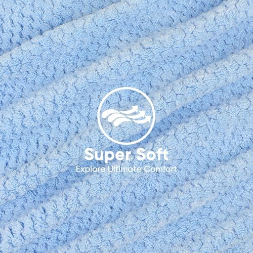 HOMEXCEL 5PK Microfiber Hair Towels, 40x20 in, Fast Drying for Long Hairs - Image 2