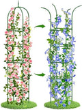 Trellis for Climbing Plants Outdoor, 6FT Garden Obelisk Rustproof PE Coated Metal Potted Plant Climbing Support, Thickened Tube Plant Tower Trellis for Clematis Vine Support Indoor (1 Pack) by GrowYourGreenParadise