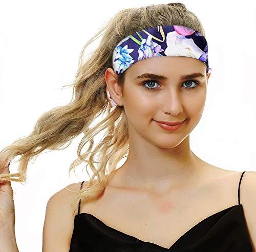 2pcs Extra Long Satin Bonnet Sleep Cap for Women, Double-Layer Silky Hair Bonnet for Braids/Dreadlocks/Curly/Long Hair with Tie Band (Green Flora & Purple Floral) - Image 6