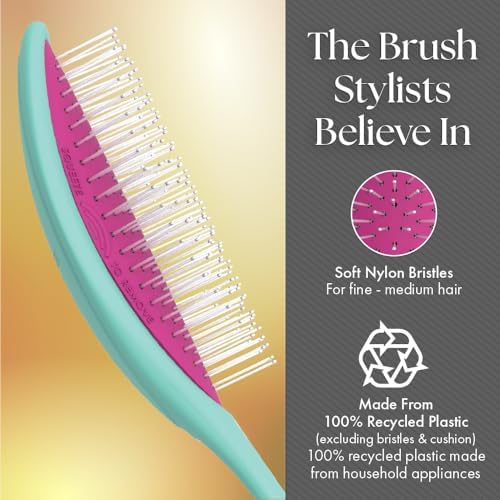 Olivia Garden Aurora Detangler Brush for Wet and Dry Fine to Medium Hair - Detangling Brush for Women, Men, Kids - Image 3