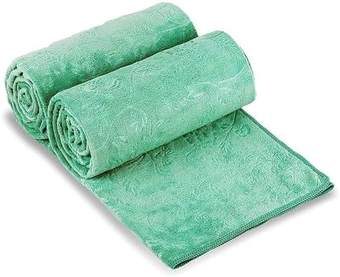 JML Microfiber Bath Towels, Green, 40" x 80" by JML