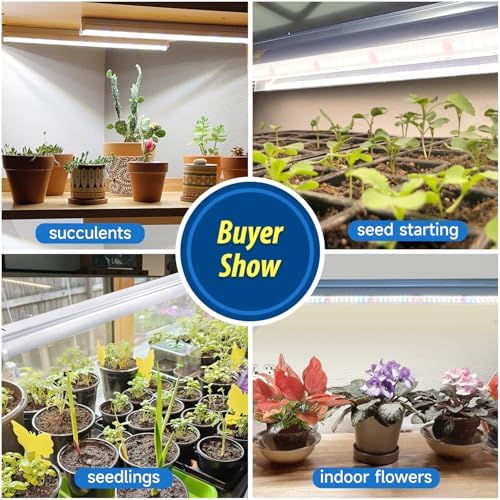 T5 Grow Lights for Seedlings, 10W x4, LED Grow Lights for Seed Starting - Image 6