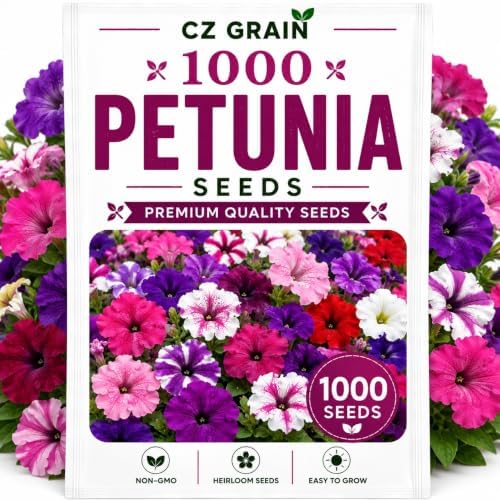 Garden Seeds for Planting, 1000 Petunia by CZGrain